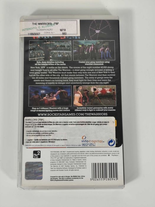 The Warriors Playstation Portable PSP
