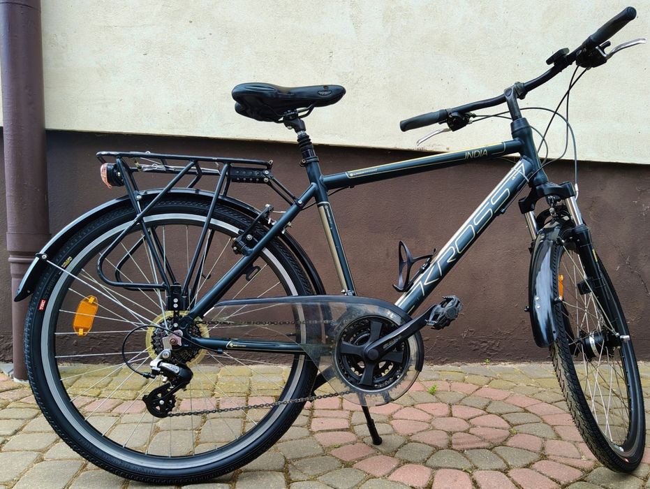 Rower, Kross, Trans India 19” ALU trekkingowy – nowe opony, dynamo, AXA