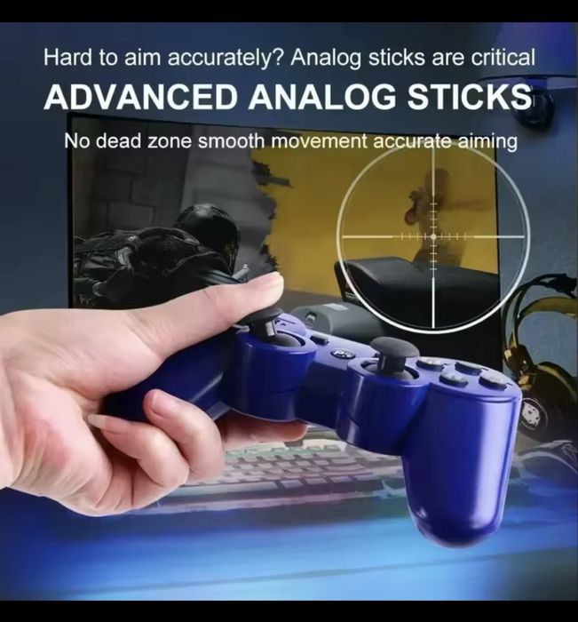 Бездротовий геймпад для PS3 / Bluetooth джойстик SIXAXIS