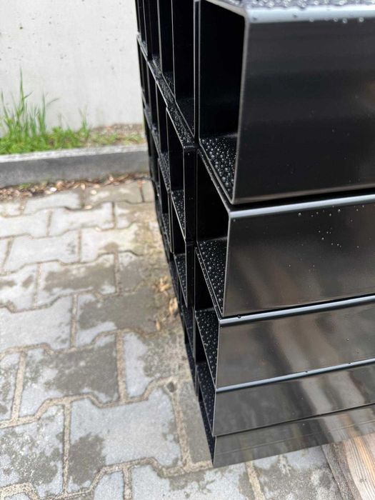 Słup 100x100x3 h-2,3 ocynk plus RAL