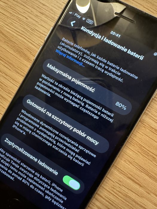 Apple Iphone SE 2020 64gb 80% super stan bez pęknięć w pełni sprawny