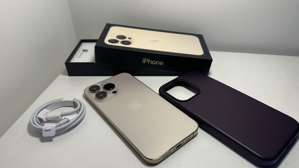 iPhone 13 Pro Gold 128GB bateria 100%