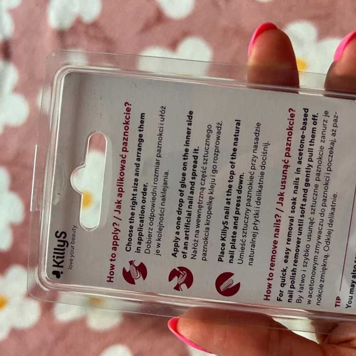 killys milky sztuczne paznokcie zestaw 24 szt tipsy mleczne perłowe