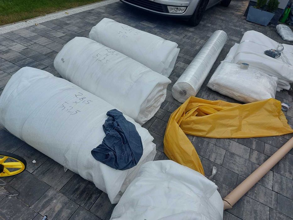 NAJSILNIEJSZA Geowłóknina drogowa do 6m 400g POLIPROPYLEN