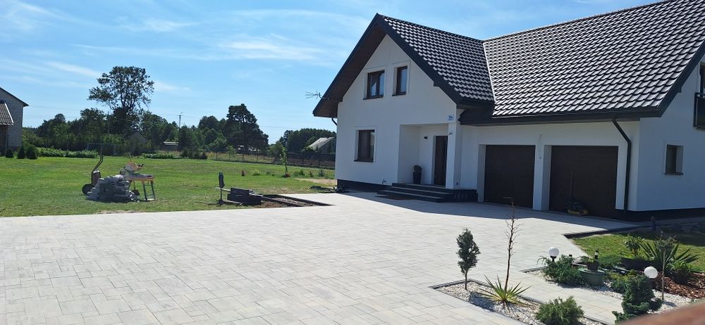 Usługi brukarskie ukladanie kostki brukowej  Kostka brukowa ogrodzenia