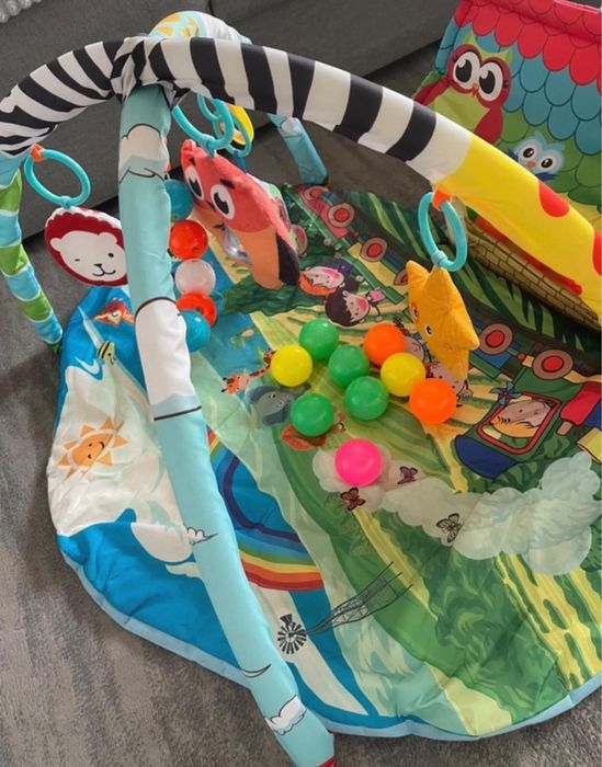 Parque bebe com acessorios