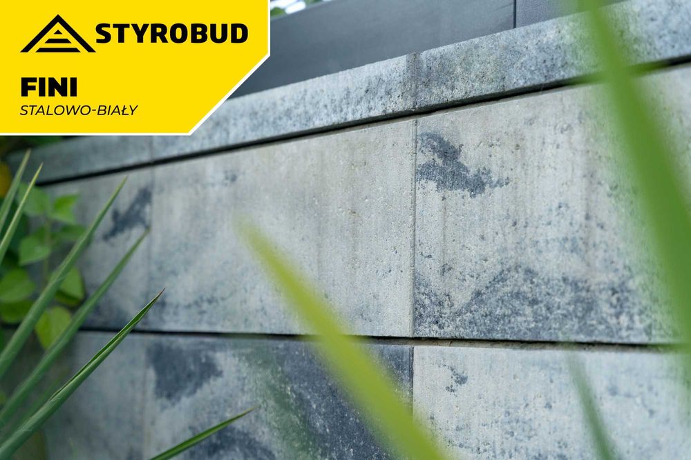 Ogrodzenie frontowe, pustak ogrodzeniowy, murek, bloczek gładki