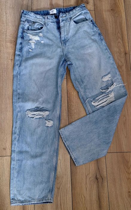 Spodnie jeansowe cropp