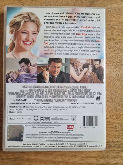 Film DVD * Dziewczyna mojego kumpla