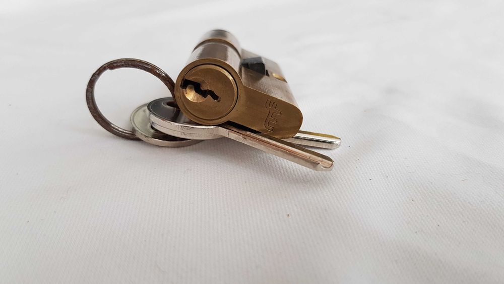 Cilindro da fechadura MF 25x25mm Latão