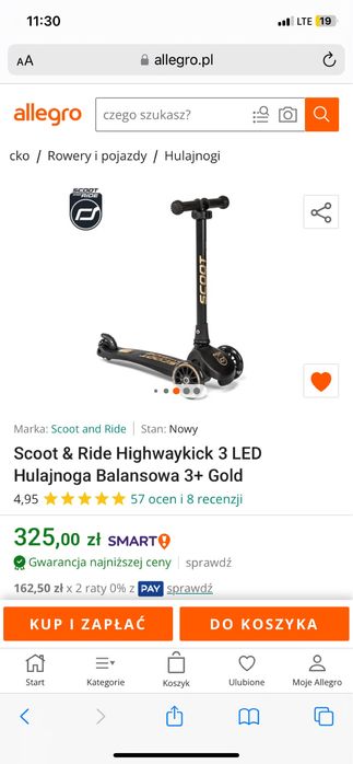 Hulajnoga Scoot & Ride