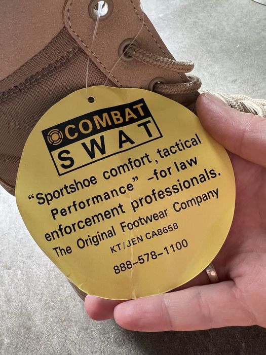 Военные тактические ботинки - берцы Combat Swat.