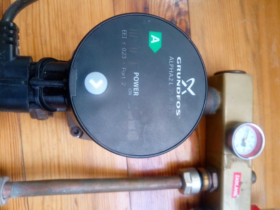 Rozdzielacz dwufunkcyjny Gorgiel 4CO + 6 OP, pompa Grundfos Alfa