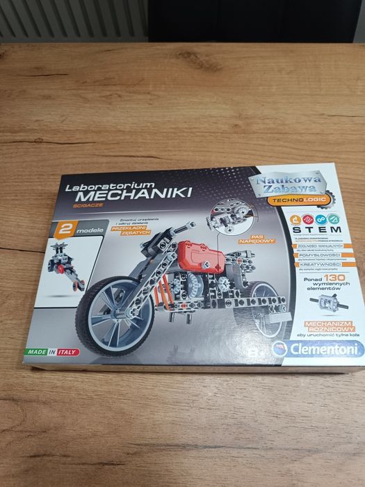 Laboratorium mechaniki ścigacze Clementoni Zestaw edukacyjny, klocki