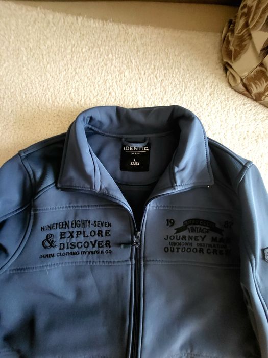 Чоловіча Softshell куртка з флісом IDENTIC. Термокуртка