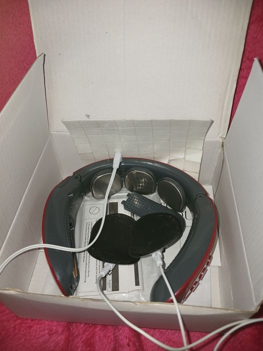 Смарт микрочастотный импульсный массажёр для шеи электрические токи