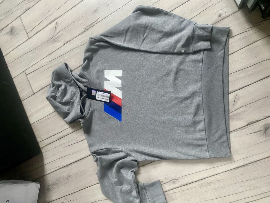 NOWA ORYG. Bluza BMW M Power z kapturem Oversize L