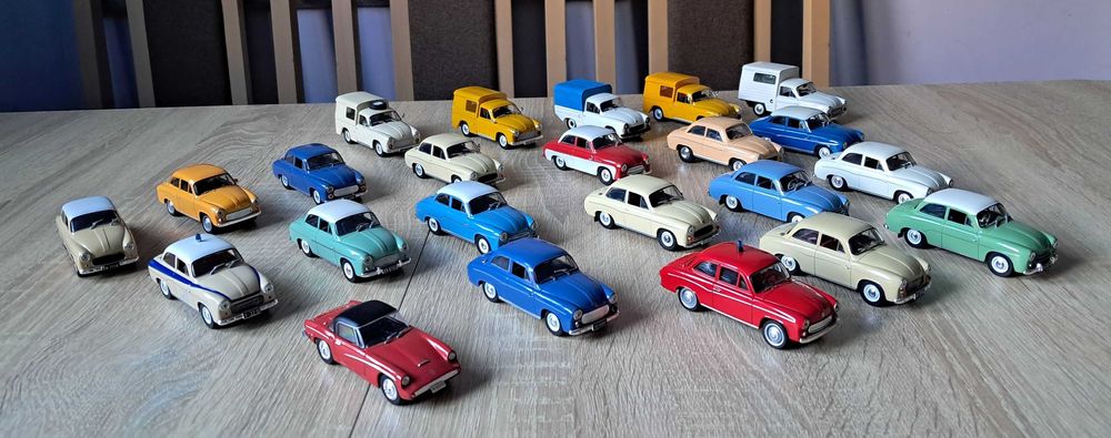 Legendy FSO Syrena 104 - nowy, gazetka 1:43