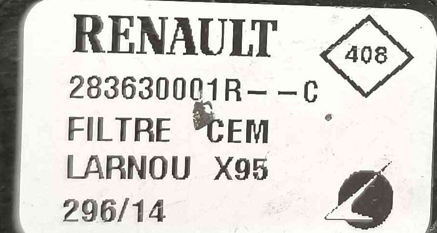 Antena 283630001R - RENAULT MEGANE III Hatchback