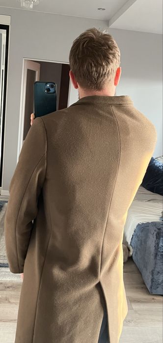 Пальто Zara чоловіче довге, розмір М