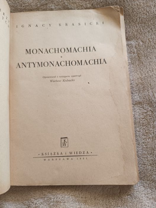 Monachomachia antymonachomachia