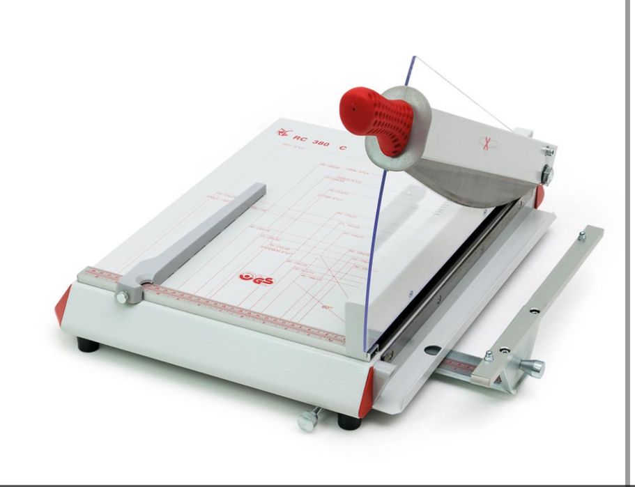 Резак для бумаги и картона гильотинный RC 380 C