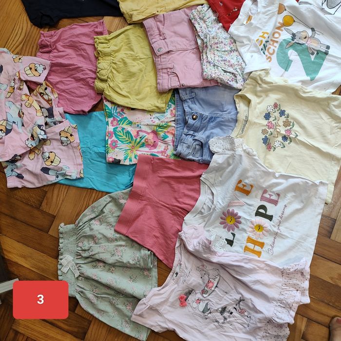 Paka ubrań dla dziewczynki r.98 cz.1