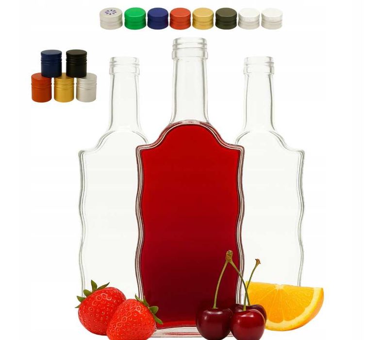 Butelka FALA 500 ml Butelki na Alkohol Nalewki Soki Whisky 0,5 l HURT i DETAL