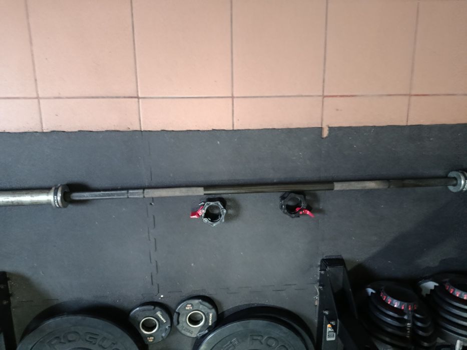 ROGUE - bumpers/discos e barra olímpica