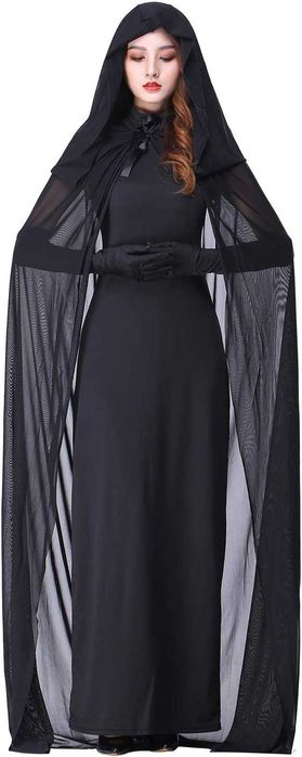 Disfarce de noiva fantasma de Halloween mulher, novo