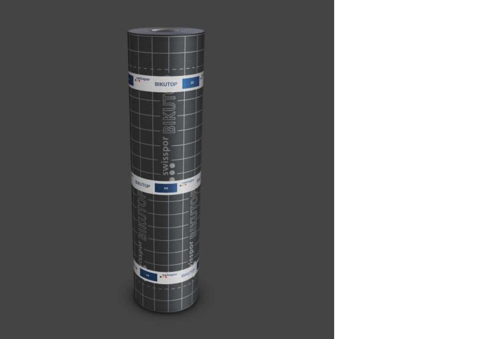 Papa wierzchniego krycia SWISSPOR BIKUTO S 53 5,3 mm szara cena za 1m²