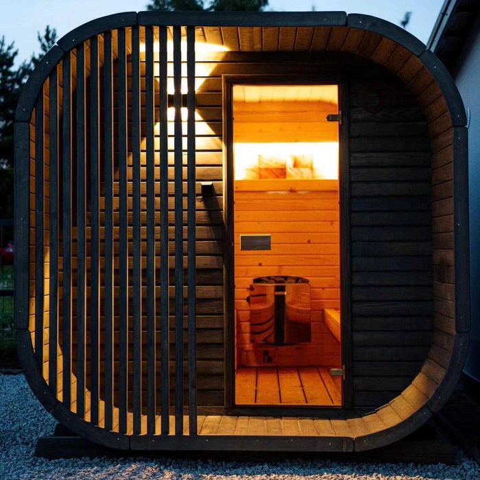 Sauna, beczka ogrodowa, do samodzielnego montażu