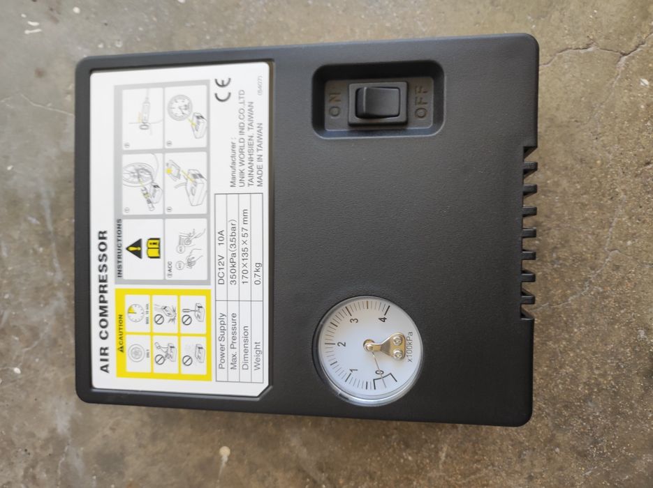 Compressor novo para automovel de ligar ao isqueiro