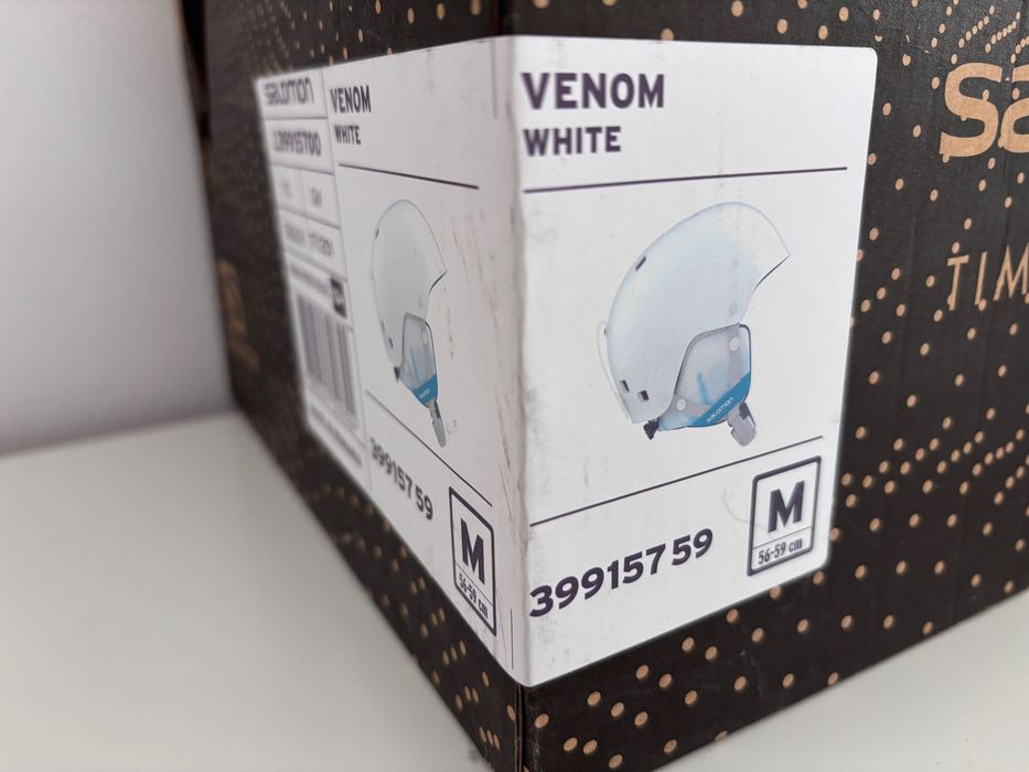 Kask narciarski snowboardowy M(56-59) Salomon Venom błękitny