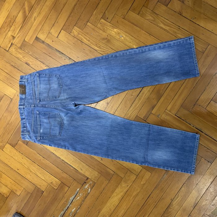 сині прямі штани