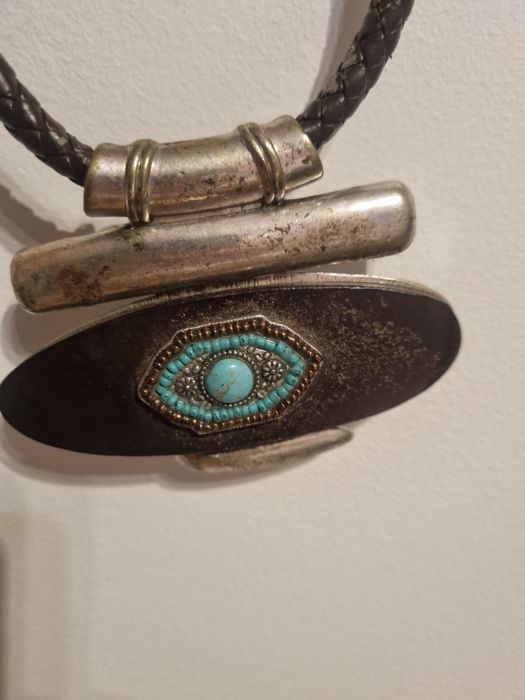 Colar artesanal estilo nativo americano