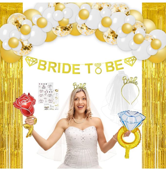Dekoracje bride to be zestaw na wieczór panieński