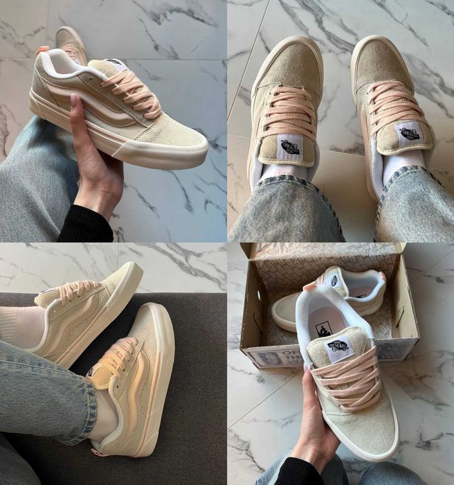 Женские кеды Vans Knu Skool Sorbet Pastels Pink 36-41 Хит Весны! Топ