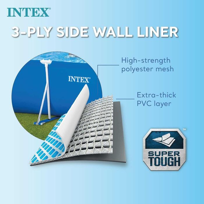 басейн наземний прямокутний каркасний Intex 300 x 200 x 75 см  28272