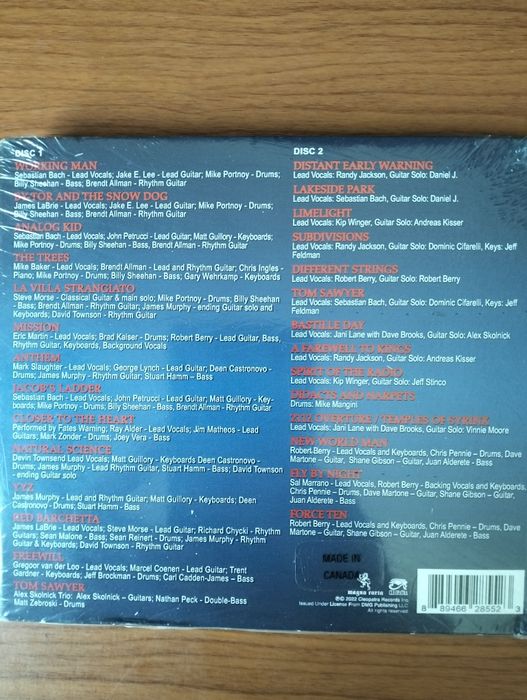 CD duplo A Tribute to Rush'