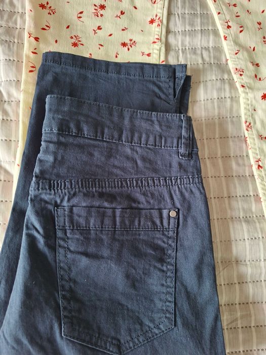 Spodnie 2 pary roz. 38 długie H&M, capri bez marki
