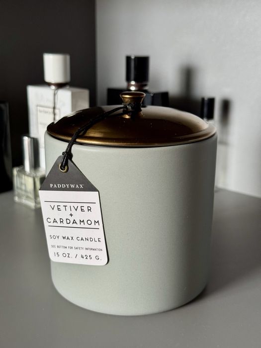 Ароматична свічка paddywax hygge vetiver + cardamom