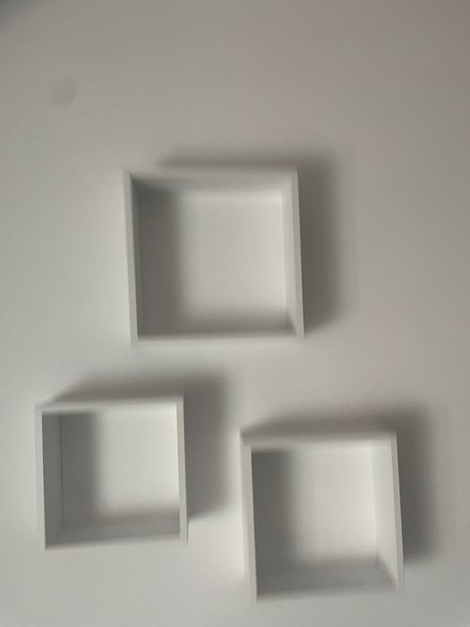 Prateleiras brancas IKEA 3 blocos
