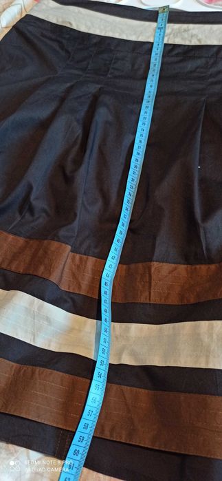 Spódnica  biała brąz 38 40 42