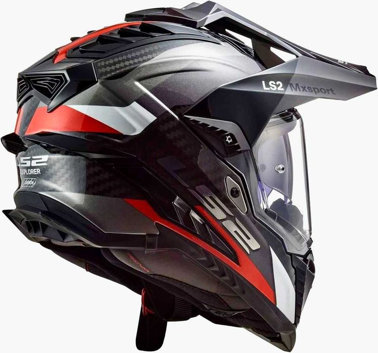 Capacete NOVO LS2 MX701 Explorer Carbon Frontier (30% DESCONTO) Em M e L