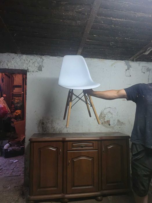 Biale krzesla 4 szt