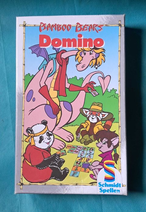 Domino obrazkowe Bambusowe Misie od Schmidt Spellen lata 90.
