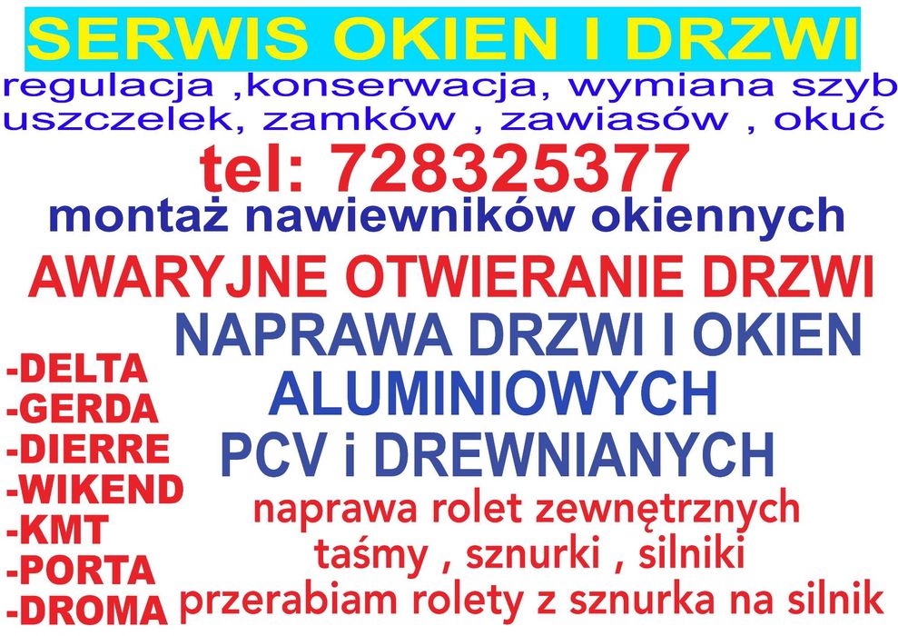 Serwis Okien Drzwi i Rolet