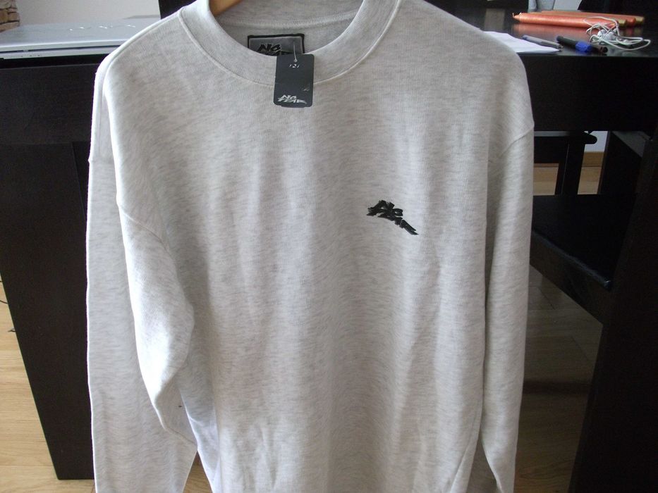 Sweat No Fear branco mesclado, original, nova, tamanho L