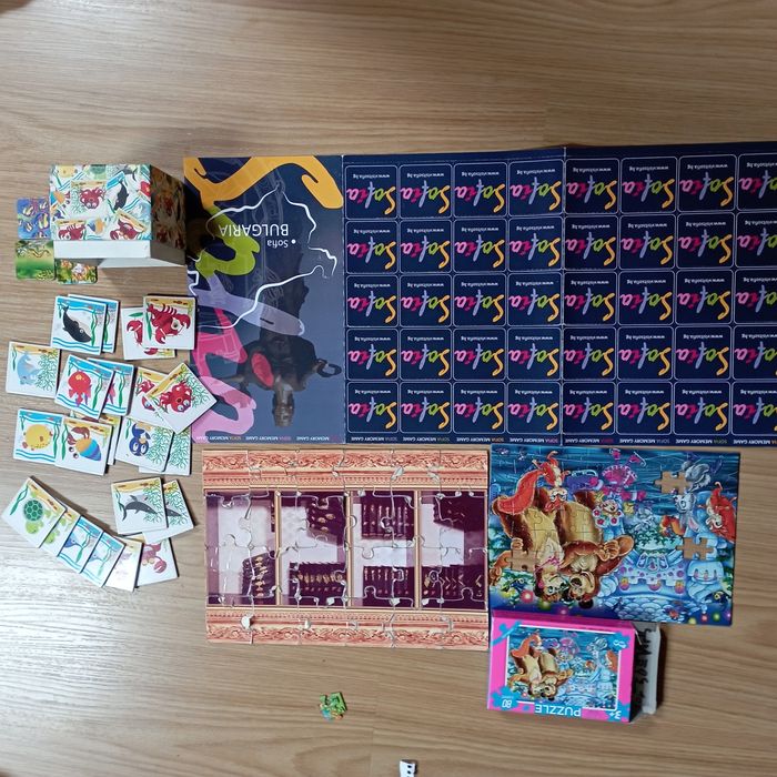 Игра настольная пазл пазли